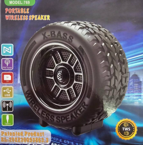 Boxă Portabilă în Formă de Anvelopă [1]