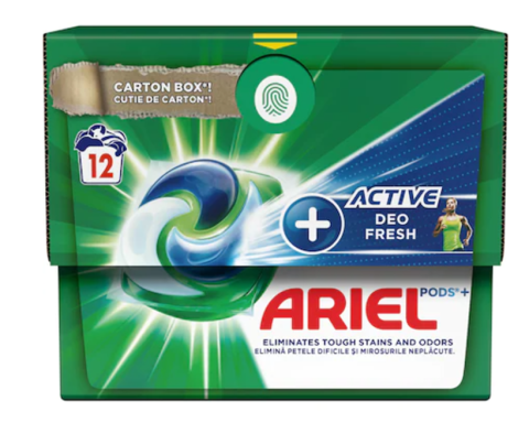 Detergenti - Detergent de rufe capsule PODS+ Extra Clean Power, 12 spalari