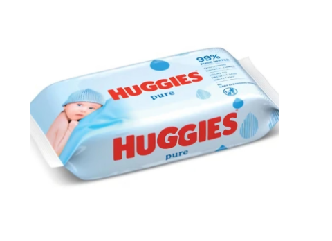 Huggies Șervețele umede Pure, pachete de 10 x 56 [1]