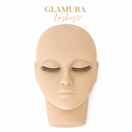 Cap de Manechin pentru Practică Extensii Gene False | Ideal Lash Artists [1]