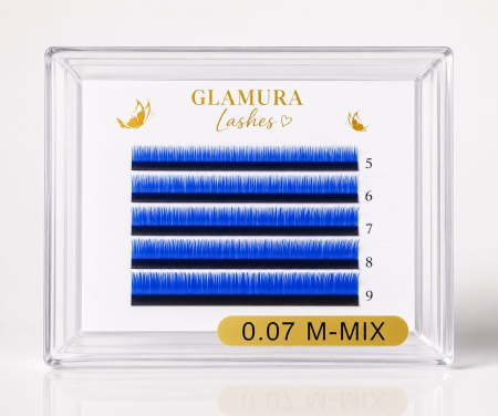 Gene Colorate - extensii-gene-colorate-albastre-m-mix-glamura-lashes