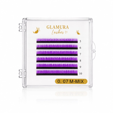 Gene Colorate - extensii-gene-colorate-mov-m-mix-glamura-lashes