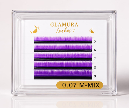 Gene Colorate - extensii-gene-colorate-mov-m-mix-glamura-lashes