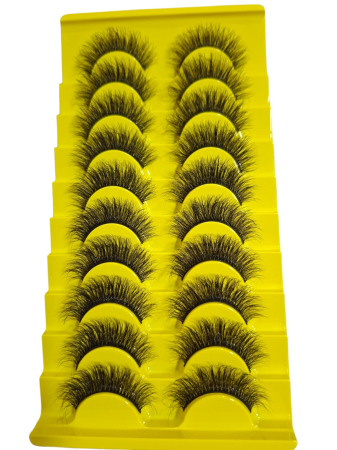Smocuri de gene - gene-false-tip-banda-glamura-lashes-model-d349-volum-glamour-10-perechi