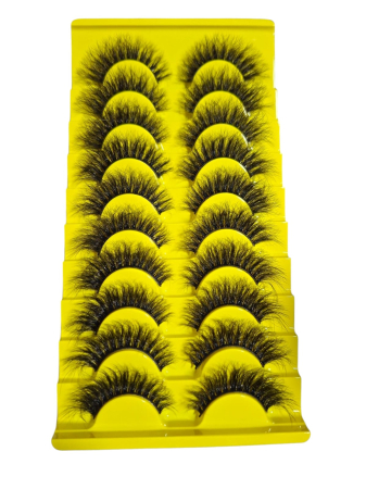 Smocuri de gene - gene-false-tip-banda-glamura-lashes-model-d715-mega-volum-dens-10-perechi