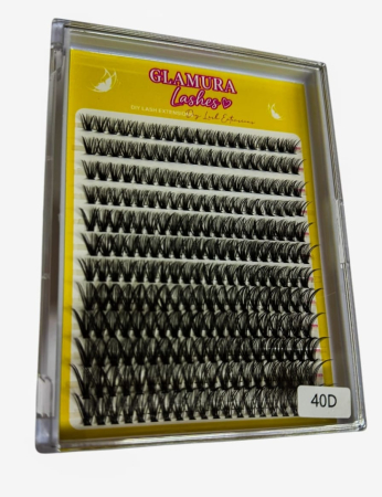 Smocuri de gene - gene-false-individuale-cluster-glamura-lashes-diy-40d