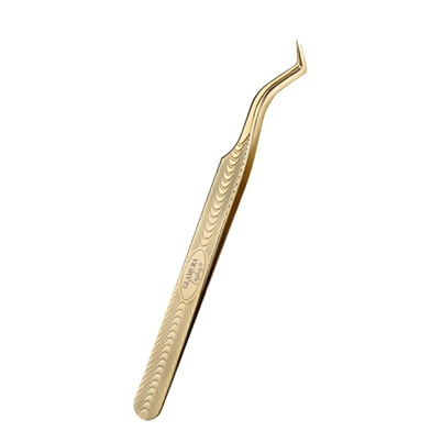 Pensete - Pensetă Curbată Glamura Lashes pentru Tehnica Fir cu Fir