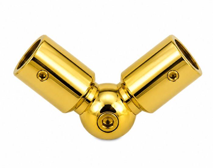 Articulație reglabilă ART001 pentru bară stabilizatoare Ø19 mm - Argintiu cromat [2]