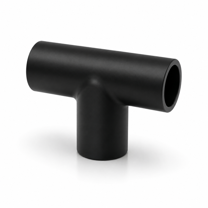 Conector în T T001 pentru bară stabilizatoare Ø19 mm - Argintiu cromat [2]