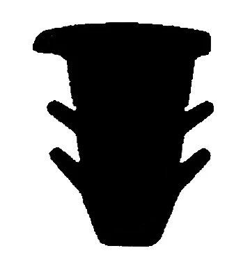 Garnitură tip brăduț GRBRD-002 pentru profil PSS001, sticlă 6 mm [2]