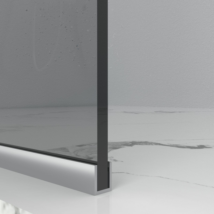 Paravan Dus 50cm, 6mm, Sticla Clara, Accesorii Argintiu [3]