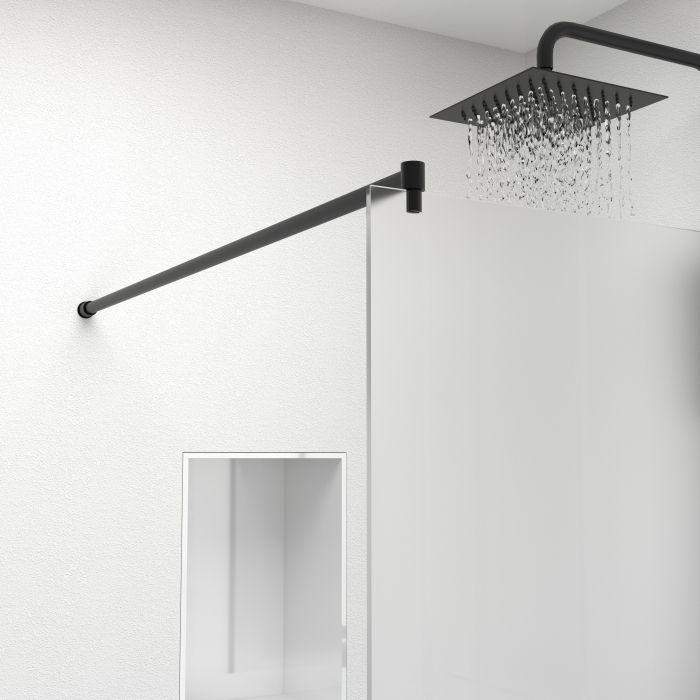 Paravan Dus 50cm, 6mm, Sticla Clara, Accesorii Argintiu [5]