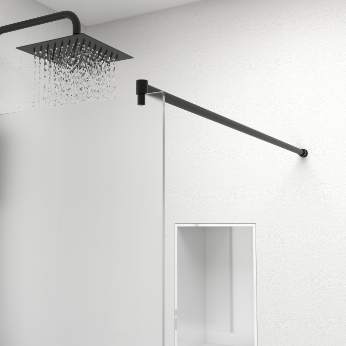 Paravan Dus 50cm, 6mm, Sticla Clara, Accesorii Argintiu [6]