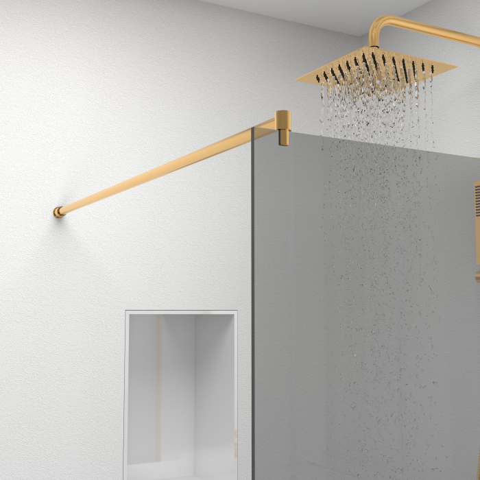 Paravan Dus 50cm, 6mm, Sticla Clara, Accesorii Argintiu [4]