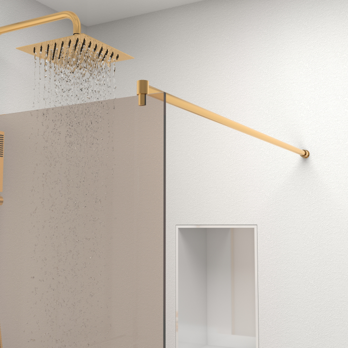 Paravan Dus 50cm, 6mm, Sticla Clara, Accesorii Argintiu [2]