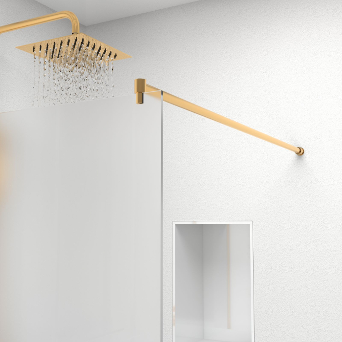 Paravan Dus 50cm, 6mm, Sticla Clara, Accesorii Argintiu [2]