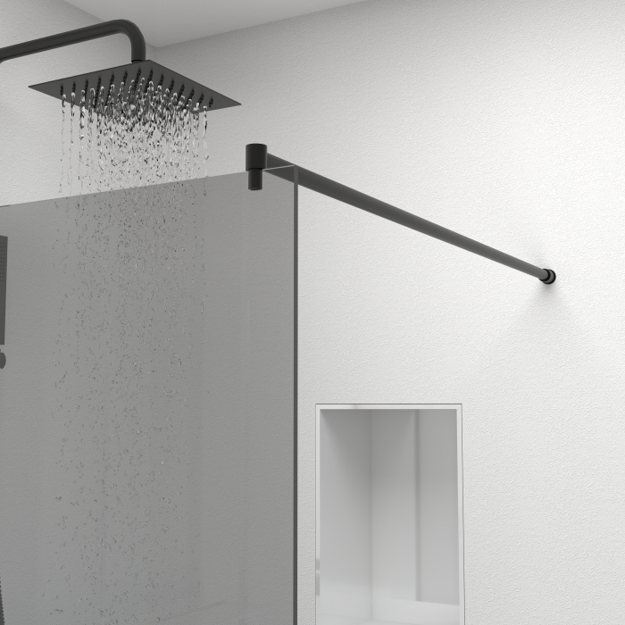 Paravan Dus 50cm, 6mm, Sticla Clara, Accesorii Argintiu [2]
