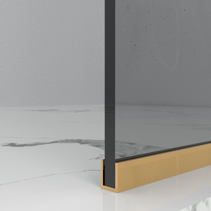 Paravan Dus 50cm, 6mm, Sticla Clara, Accesorii Argintiu [11]