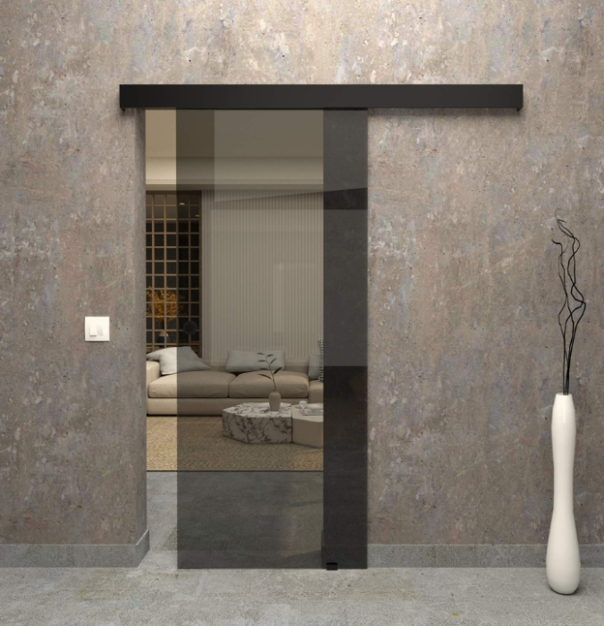 Ușă glisantă Clară 65x215 cm Negru [5]