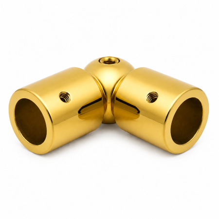 ACCESORII - Articulație reglabilă ART001 pentru bară stabilizatoare Ø19 mm - Argintiu cromat