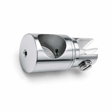 ACCESORII - Conector bară-sticlă BSC001 pentru bară Ø19 mm - Argintiu cromat