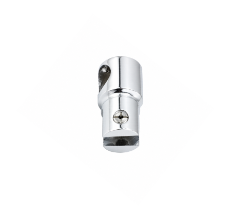 Conector cu trecere BST001 pentru bară stabilizatoare Ø19 mm - Argintiu cromat [2]
