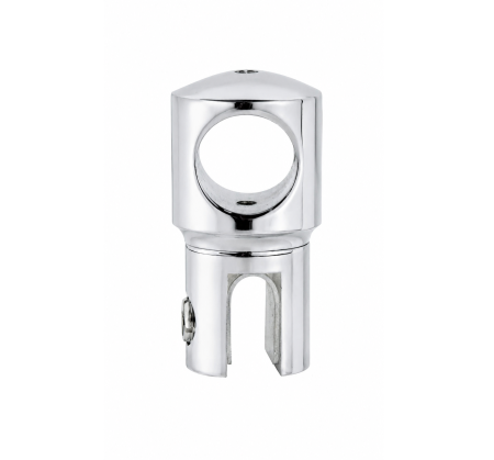 ACCESORII - Conector cu trecere BST001 pentru bară stabilizatoare Ø19 mm - Argintiu cromat