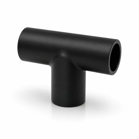 Conector în T T001 pentru bară stabilizatoare Ø19 mm - Argintiu cromat [1]