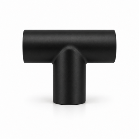 ACCESORII - Conector în T T001 pentru bară stabilizatoare Ø19 mm - Argintiu cromat