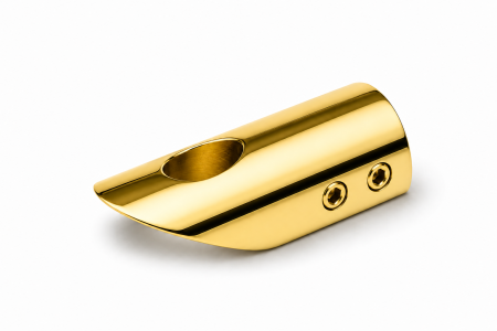 Conector perete la 45° BZ002 pentru bară stabilizatoare Ø19 mm - Argintiu cromat [1]