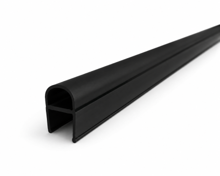 ACCESORII - Garnitură tip H cu bulb GRBLB-001, 2000 mm - Transparent ultraclar