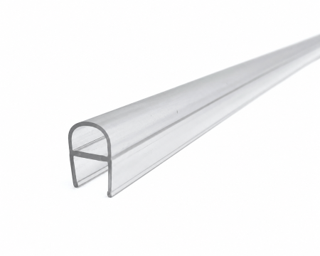 ACCESORII - Garnitură tip H cu bulb GRBLB-001, 2000 mm - Transparent ultraclar