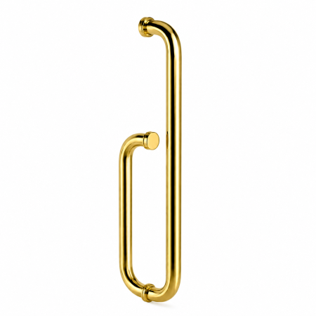 Mâner port-prosop MNRPP002 pentru ușă de duș din sticlă - Argintiu cromat [1]