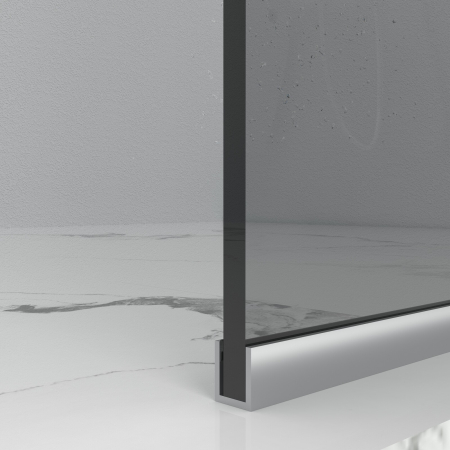Paravan Dus 50cm, 6mm, Sticla Clara, Accesorii Argintiu [8]