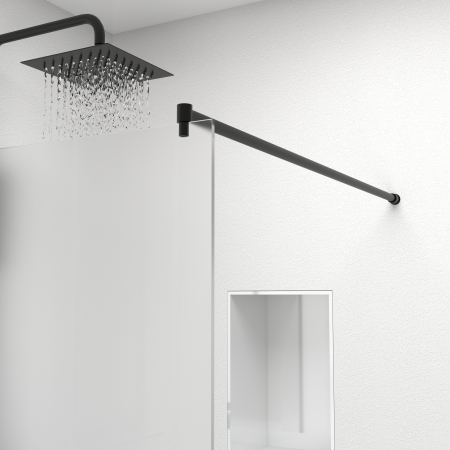 Paravan Dus 50cm, 6mm, Sticla Clara, Accesorii Argintiu [5]