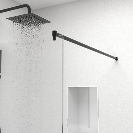 Paravan Dus 50cm, 6mm, Sticla Clara, Accesorii Argintiu [2]