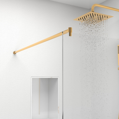 Paravan Dus 50cm, 6mm, Sticla Clara, Accesorii Argintiu [3]
