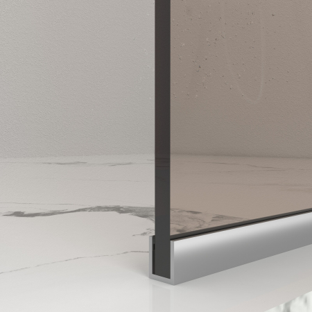 Paravan Dus 50cm, 6mm, Sticla Clara, Accesorii Argintiu [3]