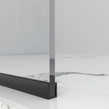 Paravan Dus 50cm, 6mm, Sticla Clara, Accesorii Argintiu, Model Sablat M1 [3]