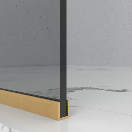 Paravan Dus 50cm, 6mm, Sticla Clara, Accesorii Argintiu, Model Sablat M1 [3]