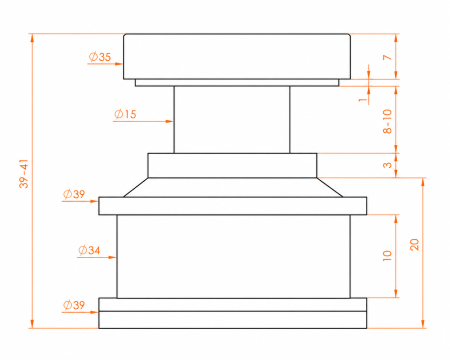 Sistem glisant GLD001 pentru cabină de duș, sticlă 8-10 mm - Argintiu cromat [5]