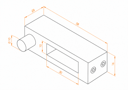 Sistem glisant GLD001 pentru cabină de duș, sticlă 8-10 mm - Argintiu cromat [4]