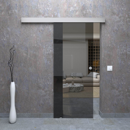 UȘĂ GLISANTĂ - Ușă glisantă Clară 65x215 cm Negru