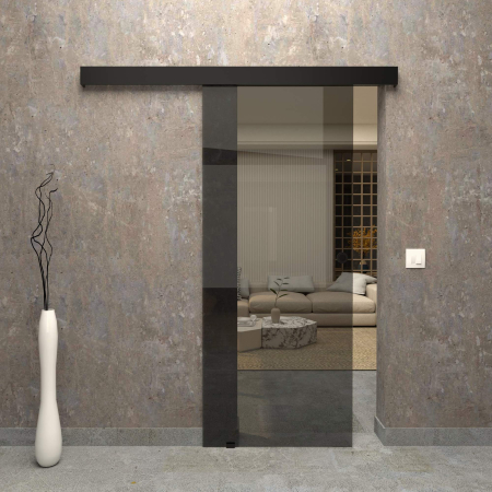 UȘĂ GLISANTĂ - Ușă glisantă Clară 65x215 cm Negru