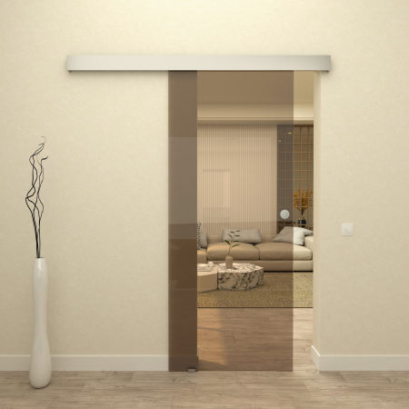 UȘĂ GLISANTĂ - Ușă glisantă Clară 65x215 cm Negru