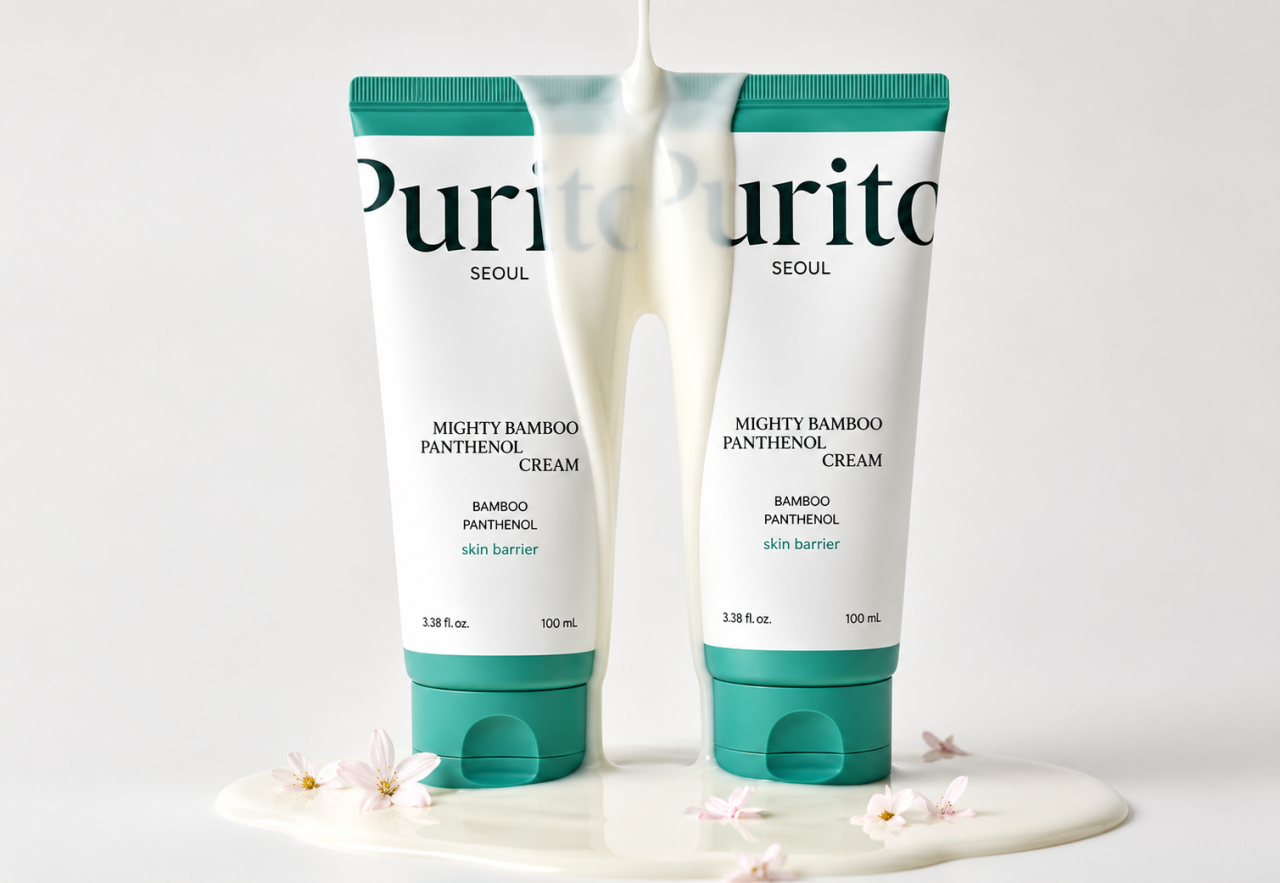 Purito Seoul Mighty Bamboo Panthenol Cream - Cremă hidratantă cu bambus și pantenol 100ml [3]