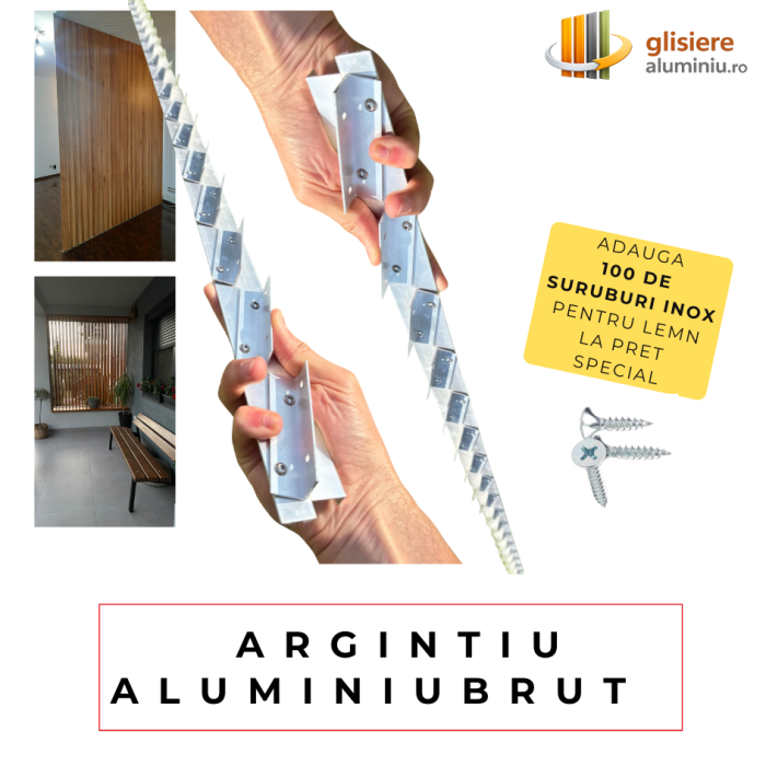 Glisiere din aluminiu pentru terase si foisoare [22]