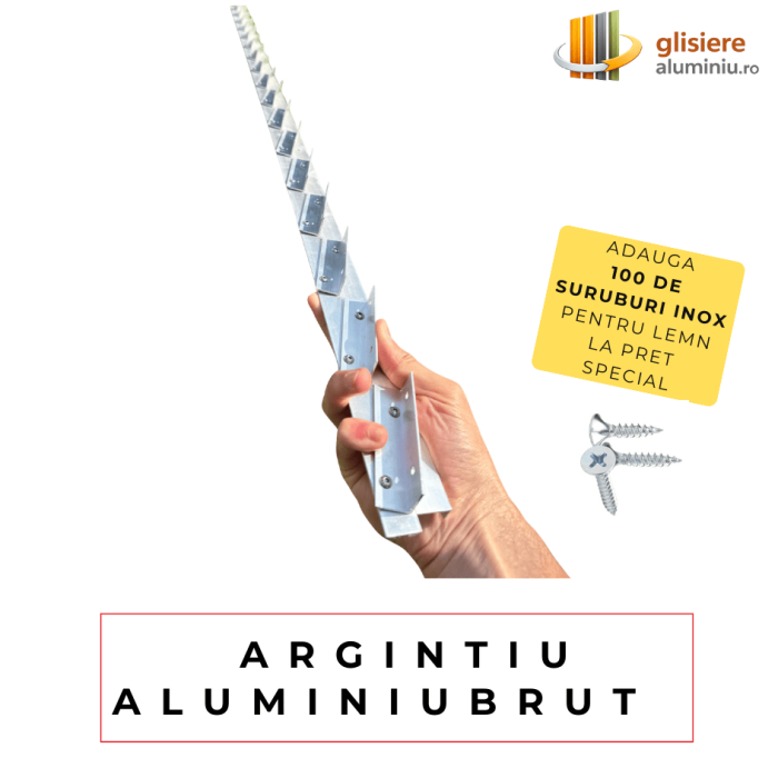 Glisiere din aluminiu pentru terase si foisoare [7]