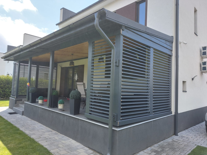 Glisiere din aluminiu pentru terase si foisoare [18]