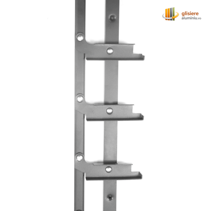 Glisiere din aluminiu pentru terase si foisoare - pentru montaj vertical cu lamele metalice - roflaje mobile [3]